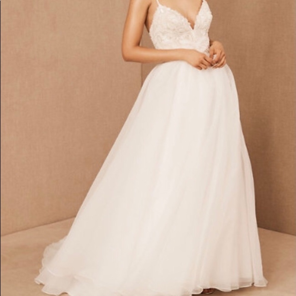 Wtoo by watters Hemingway wedding dress in ivory